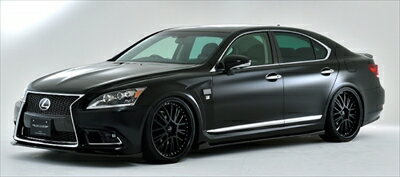 LEXUS LS F SPORT 600h/460 後期 SPORTS Line BLACK LABEL サイドアンダースポイラー ショート用 FRP製
