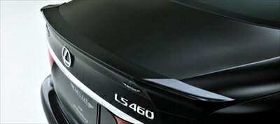 LEXUS LS F SPORT 600h/460 後期 SPORTS Line BLACK LABEL トランクスポイラー FRP+カーボン製 クリア塗装済み
