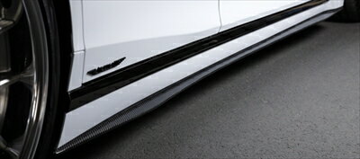 LEXUS LS500/500h 50系 前期 ~2020/10 BLACK LABEL サイドアンダースポイラー カーボン製 クリア塗装済み