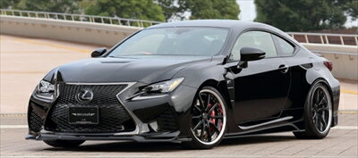 LEXUS RC F 前期 フロントリップスポイラー 塗装取付込