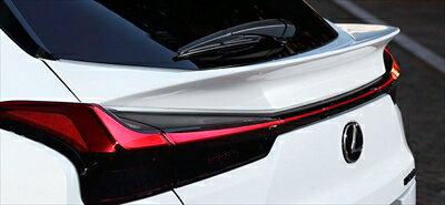 レクサス UX F-SPORT MZAA10 BLACK LABEL リアゲートスポイラー 塗装取付込