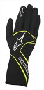 【納期未定】TECH 1-RACE グローブ 155 BLACK YELLOW FLUO Mサイズ