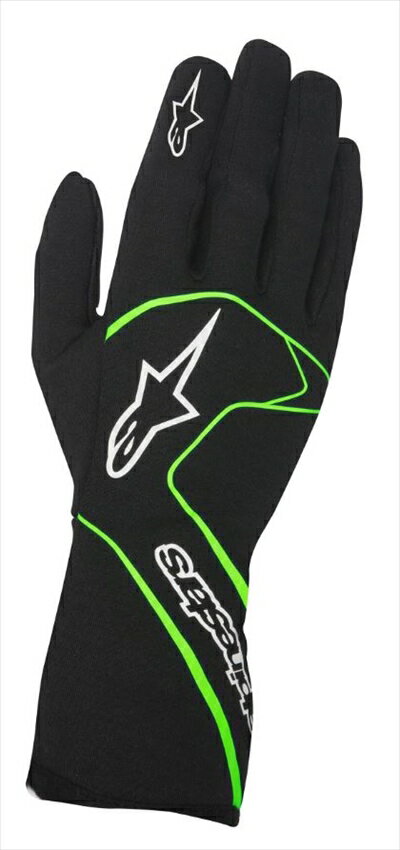 Ǽ̤TECH 1-RACE  167 BLACK GREEN FLUO L