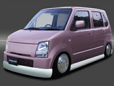 wagon R（MH21S用) エアロ 3P SET (ホワイト) 塗装済 取付込