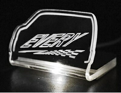 プリウス ZVW30 シルエットナイトサイン ホワイト