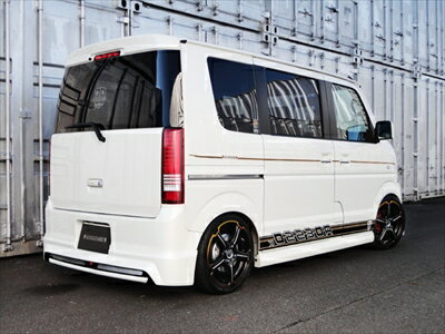 エブリイワゴン DA64W リアハーフスポイラー 塗装取付込