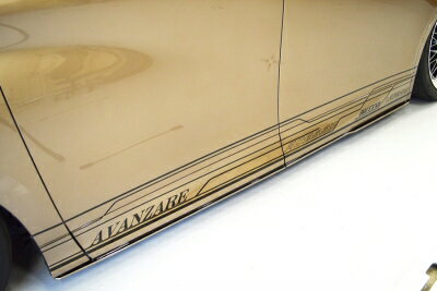 40 アルファード サイドスポイラー FRP 素地