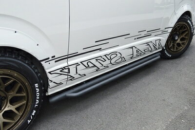 200 HIACE サイドガードバー（スチール）