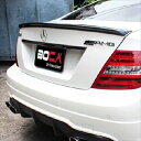 BENZ W204 C63 Coupe Facelift Carbon Trunk Spoiler クリア塗装済み