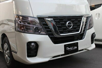 NV350キャラバン E26 ワイドボディ 後期2型、3型（H29/7~） ヘッドライトカバー ライトスモーク