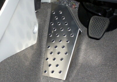 CR-Z アルミフットレストカバー