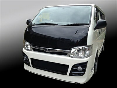 ハイエース 200系 標準ボディ クールフェイスボンネット FRP製 塗装済