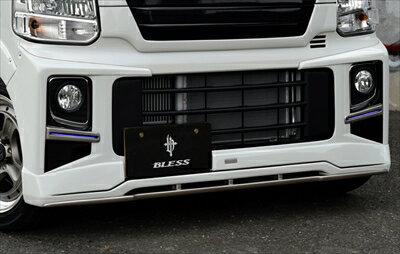 エブリイワゴン DA17W フロントハーフスポイラー Ver.2 FRP製 LED：青色発光