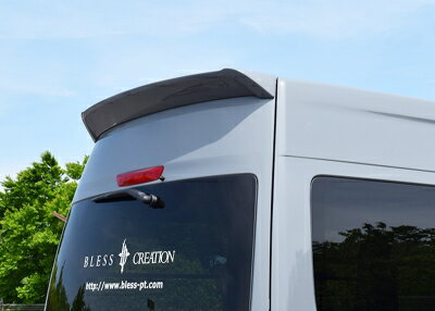 E26 キャラバン ナローハイルーフスポイラー 標準車用 メーカー単色塗装済 GAT ミッドナイトブラック