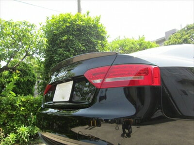 AUDI A5 (2008〜) カーボントランクスポイラー クリア塗装済み