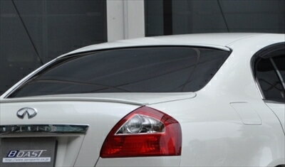 F50 シーマ BOAST リアルーフスポイラー 塗装取付込