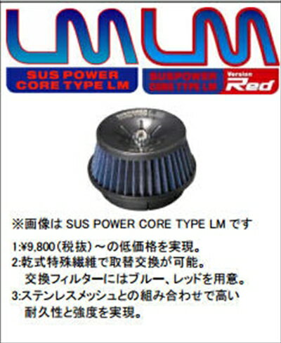 ハスラー MR31S SUS POWER CORE TYPE LM カラー：ブルー