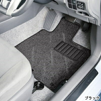 プリウス ZVW30 後期 ヴェスティート フロアマット スタンダードタイプ ミスティ ブラック/ヒールパット有