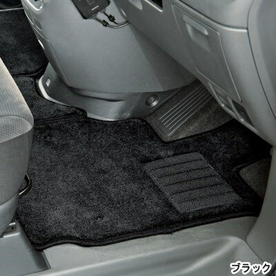 シルビア S14 フロアマット デラックスタイプ グレイス ブラック/ヒールパット有