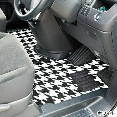 ジムニー JB23 MT フロアマット スタンダードタイプ チドリ ホワイト/ヒールパット無