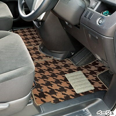 グロリア Y34 フロアマット スタンダードタイプ チドリ ベージュ/ヒールパット有