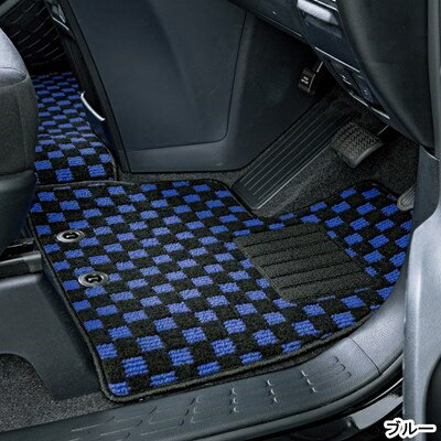 RX-7 FD3S フロアマット スタンダードタイプ ラティス2 ブルー/ヒールパット無