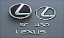 LEXUS SC430 EMBLEM SET