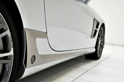 BENZ SL R231 AMGスポーツパッケージ専用 イルミロゴサイドスカートアドオン 塗装済み