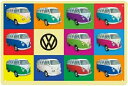 VW BUS メタルサイン マルチカラー