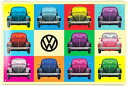 VW BEETLE メタルサイン マルチカラー