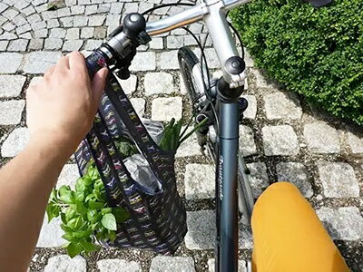 T1 BUS エコバッグ 折りたたみ ショッピングバッグ フロント カラー