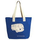 T1 BUS キャンバス トートバッグ ブルー