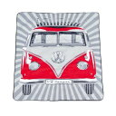 T1 BUS ピクニック ブランケット サンバストライプ レッド