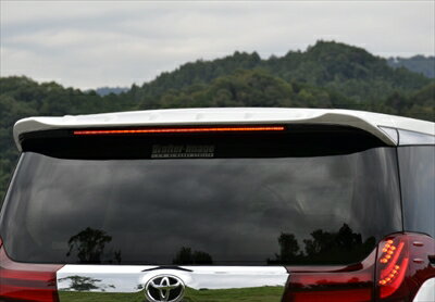 ヴェルファイア 30系 LEDハイマウントスポイラー レンズカラー：ホワイト 塗装取付込