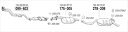 BENZ W124 220E/E220 Sedan 純正タイプ補修用マフラー ガスケット