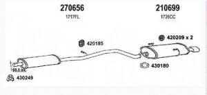 PEUGEOT 206 S16 CC 純正タイプ補修用マフラー 吊りゴム