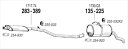 PEUGEOT Partner 1.1-1.8 純正タイプ補修用マフラー クランプ