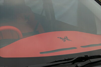 モビリオスパイク GK1/GK2 (H14.9-) ラグジュアリー ダッシュマット カラー：レッド （オーバーロック：黒 刺繍：黒）