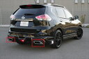 エクストレイル T32 マフラーフィニッシャー 2個セット 【オーサムリアハーフスポイラー専用品】(2)
