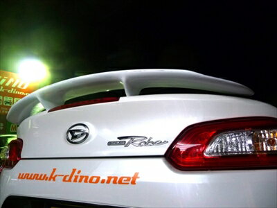 コペン ローブ LA400K リアスポイラー sparrow 塗装取付込