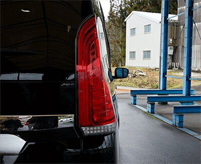 C27 セレナ 前期 ファイバーLEDテールランプ 流れるシーケンシャルウインカー仕様 ブラック【納期未定】