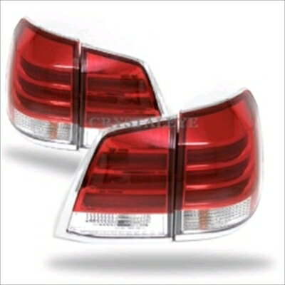 ランクル 200系 LEDテール レクサスLX570ルック レッドスモーク