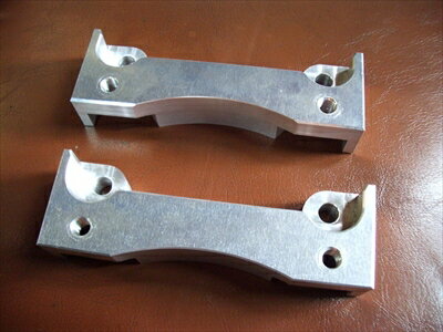 R33 GTR リア 350パイローター取付けアダプター (R33GTRブレンボ装着車)