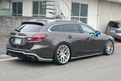 アテンザワゴン GJ系 カオスRSチタニウムテールマフラー 2.5L ガソリン車用 取付込