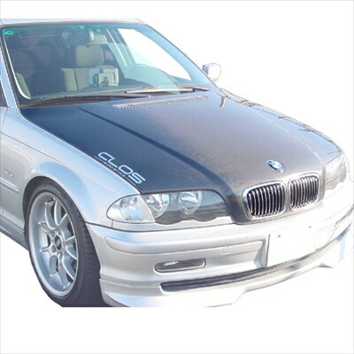 BMW E46サルーン前期 CLOS カーボンボンネット クリア塗装済み