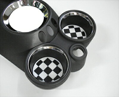 BMW MINI R58/R59 CLOS ドリンクホルダー コースター チェッカー