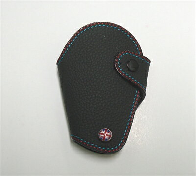 BMW MINI F55/56 キーケース TYPE2 カラー：ブラック/レッド＆ブルーライン