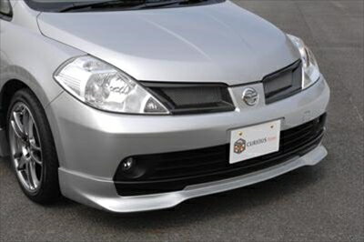 ティーダ C11 前期 フロントハーフスポイラー 塗装済み