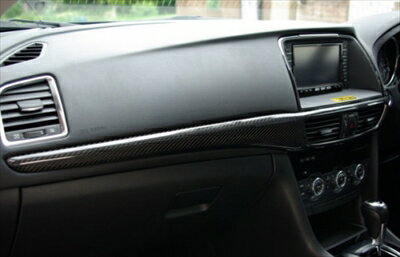 アテンザ ワゴン GJ フロントパネル (インテリアパネル) 高品質ウレタンクリア塗装仕上げ 2点セット 綾織カーボン