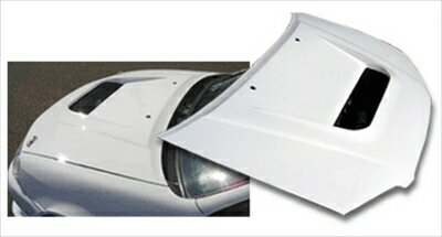 スターレット EP91 エアロボンネット 塗装取付込